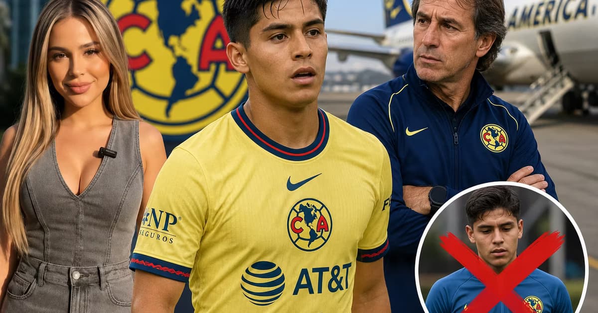 Almada deja fuera a Santiago Naveda de la pretemporada y su futuro se aleja del América.