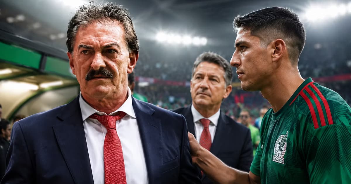 Edson Álvarez saludó a Ricardo La Volpe y Juan Carlos Osorio antes del duelo de México ante Corea del Sur.