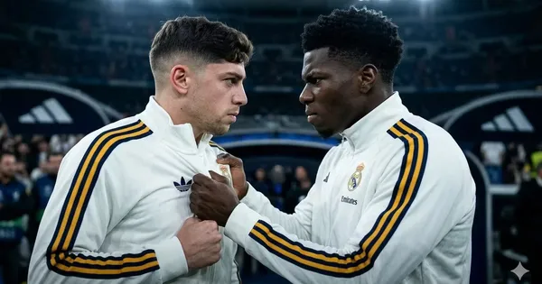 Federico Valverde se peleó con Tchouameni
