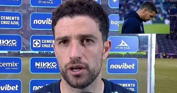 Ilustración digital de Ignacio Rivero en una rueda de prensa