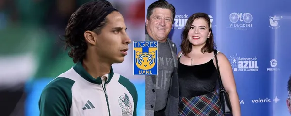 A pesar de que sería un bombazo, un familiar y Miguel Herrera impedirían el fichaje de Diego Lainez por Tigres.