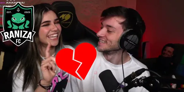 Alana y Barca durante transmisión en vivo por Twitch