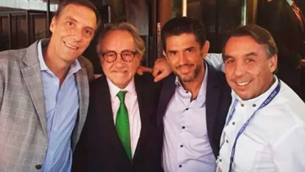 Alejandro Irarragorri junto a directivos mexicanos (Foto: Milenio)