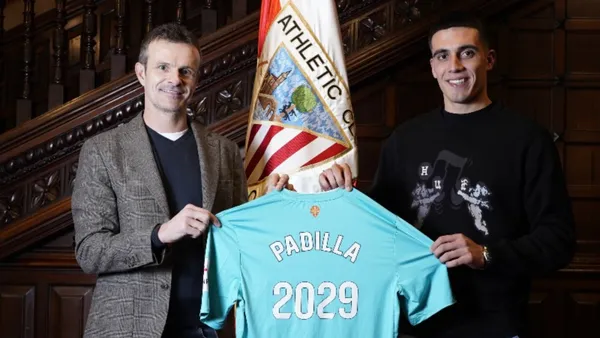 Álex Padilla renueva con el Athletic Bilbao y lo que significa para Pumas | Foto: X @AthleticClub