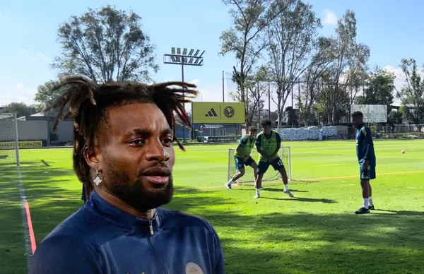 Allan Saint Maximin y jugadores entrenando/ Foto Club América.