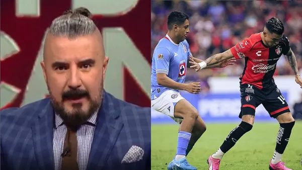 Álvaro Morales no perdona empate de Cruz Azul y los tunde / Foto: Especial
