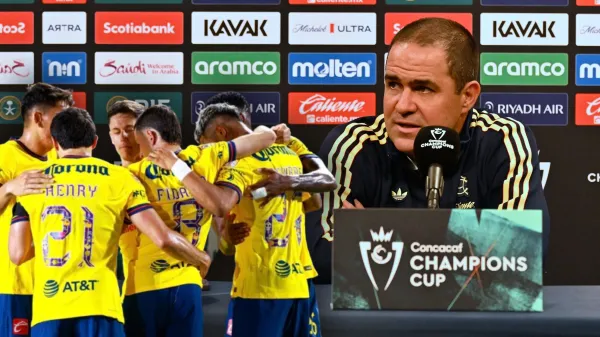 André Jardine en conferencia de prensa por la Concachampions