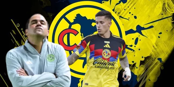 André Jardine junto a Brian Rodríguez / FOTO RÉCORD