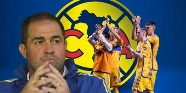 André Jardine junto a futbolistas de Tigres / FOTO BOLAVIP