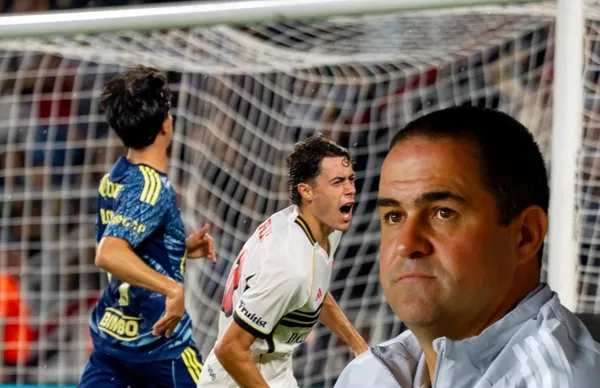 André Jardine y jugadores en partido/ Foto DC United.