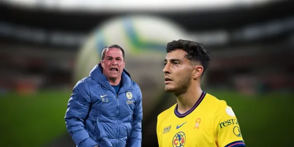 André Jardine y Sebastián Cáceres (Fuente: Club América)