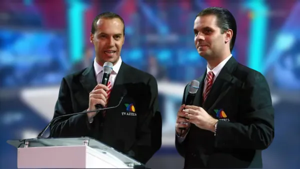 André Marín y Christian Martinoli / Foto: Azteca Deportes