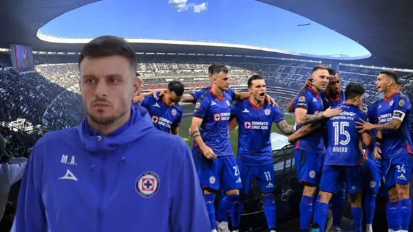 Anselmi, equipo de Cruz Azul, Estadio Azteca