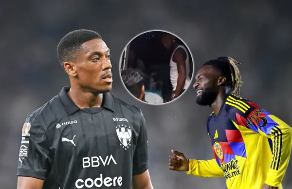 Anthony Martial y Allan Saint-Maximin/ Foto Getty Images.