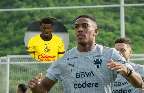 Anthony Martial y Javairo Dilrosun/Foto Rayados.