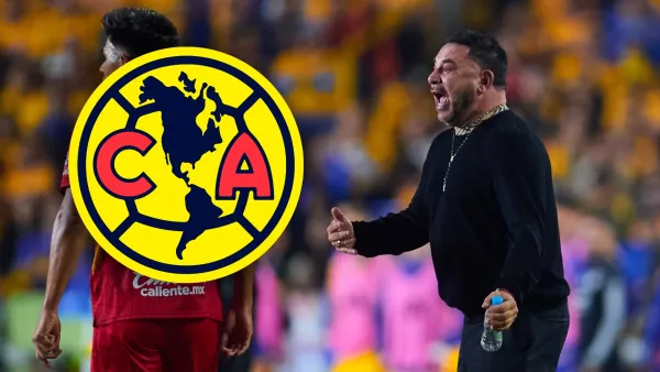 Antonio Mohamed dando indicaciones en el Volcán