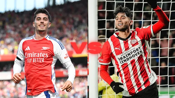 Arsenal vs PSV | Fotos: @Arsenal y @PSV