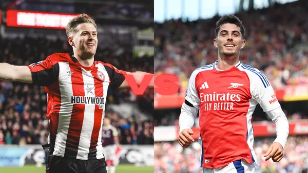 Brentford vs Arsenal | Fotos: @BrentfordFC y @Arsenal