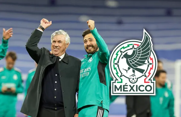 Carlo y Davide Ancelotti, logo de Selección Mexicana/Foto Italian Football.