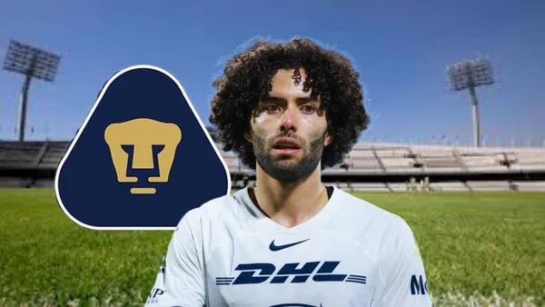 César Huerta con Pumas /Foto:Pumas MX