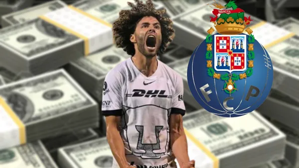 César Huerta festjando un gol / Imagen: Mediotiempo