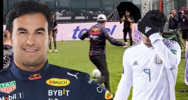 Checo Pérez demuestra sus condiciones de juego. Esto fue lo que hizo en un show.