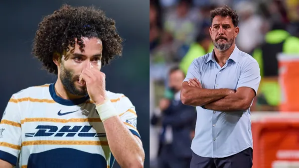 Chino Huerta sale de Pumas y Gustavo Lema le manda mensaje | Foto: MexSport