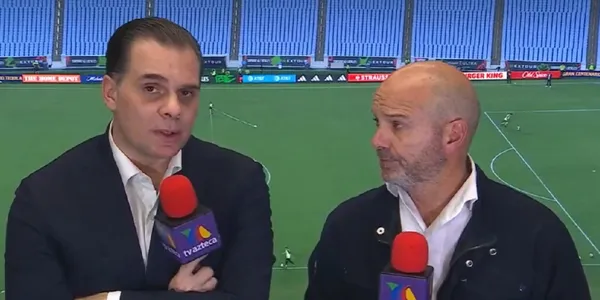 Christian Martinoli junto a Luis García / FOTO ESTO