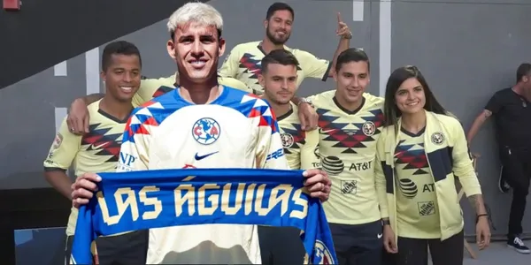 Cristian Calderón fue presentado en el América y portará la playera de un histórico azulcrema
