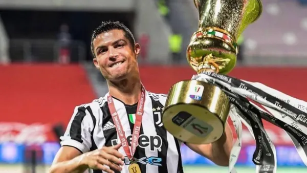 Cristiano Ronaldo campeón con Juventus | Foto: @tv4deportes