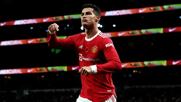 Cristiano Ronaldo en el Manchester United (Foto: DAZN)