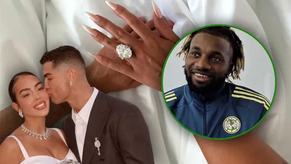 Cristiano Ronaldo, Georgina y Allan Saint-Maximin