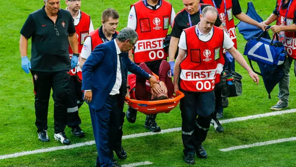 Cristiano Ronaldo lesionado | Foto: @selecaoportugal