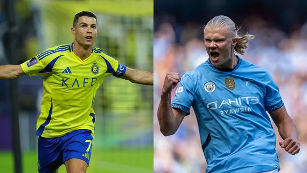 Cristiano Ronaldo y Erling Haaland | Fotos: @Cristiano y @ManCity