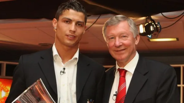 Cristiano Ronaldo y Sir Alex Ferguson | Foto: @ManUtd
