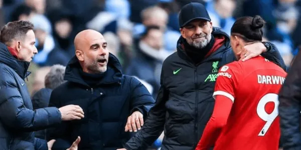 Darwin Núñez y Pep Guardiola protagonizaron un pleito tras el Manchester City vs. Liverpool