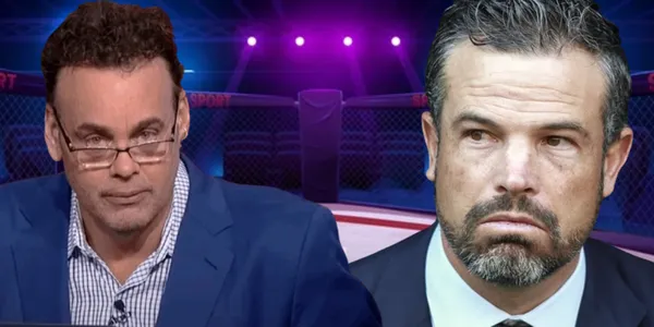 David Faitelson y Rafael Puente Jr durante programa de TUDN / Foto: TUDN