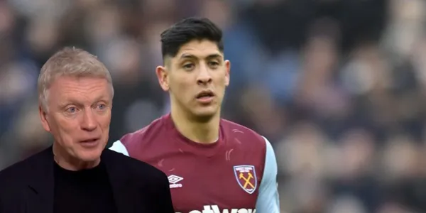 David Moyes junto a Edson Álvarez / FOTO CAUGHTOFFSIDE