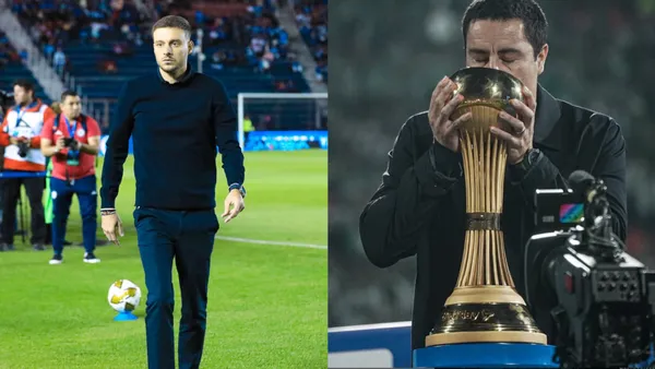 De ser borrado por Anselmi en Cruz Azul, ha estar cerca de juga para Juárez en el campeón Atlético Nacional | Foto: X @martinanselmidt y @nacionaloficial