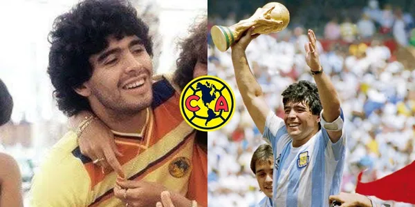Diego Armando Maradona, el que para muchos es el mejor jugador en la historia del fútbol, consideraba al América el más grande de México y quería llegar a Coapa.
