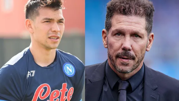 Diego Simeone podría estar más atento de Hirving Lozano en la próxima temporada