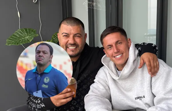 Edgardo Lasalvia, Brian Rodríguez y Santiago Baños/ Foto 'X'.