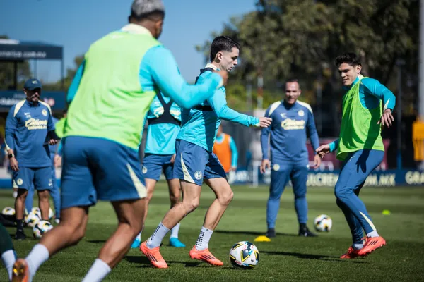 El Club América en un entrenamiento (Foto: X @ClubAmerica)