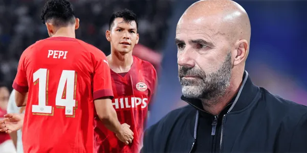 El entrenador del PSV, Peter Bosz se refirió a la polémica jugada en la que pepino Le quiso dar el balón a Hirving Lozano