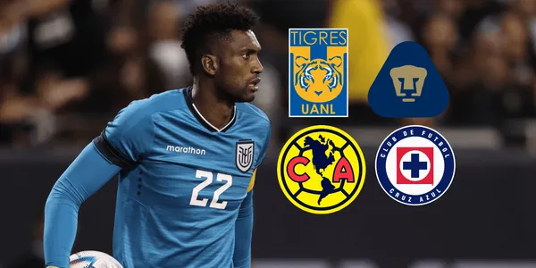 El guardameta ecuatoriano Alexander Domínguez estaría en la mira de un grande de México