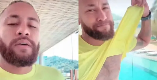 El jugador brasilero subió un video mostrando su estado físico en medio de su rehabilitación