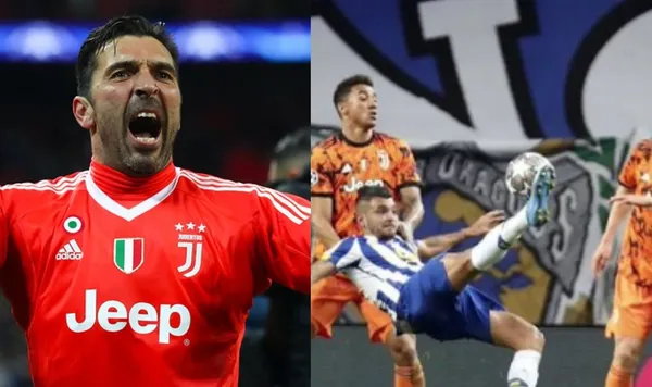 El jugador mexicano cumplió, trabajó en tareas ofensivas y trató de borrar a Cristiano Ronaldo, se mandó una chilena y así fue la reacción de Gianluigi Buffon.