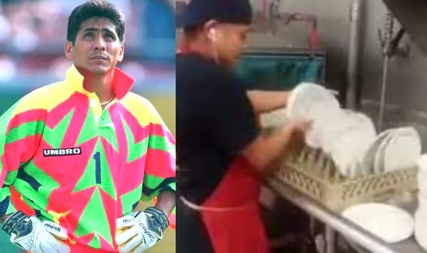 El jugador mexicano se dio el lujo de humillar a Jorge Campos, pero no pudo dar un salto más alto, ahora lava platos en un mercado.