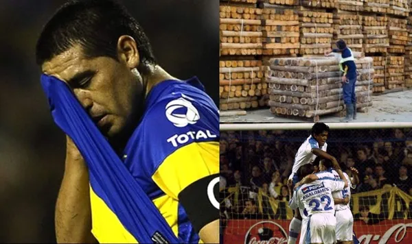 El jugador pasó de ser una figura en el Azul, se dio el lujo de borrar a Juan Román Riquelme en la final de la Libertadores, ahora vende madera.