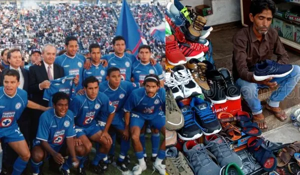 El jugador que llegó como gran figura a Cruz Azul, cobró 650 mil dólares pero fracasó. Ahora se dedica a la venta de zapatos.